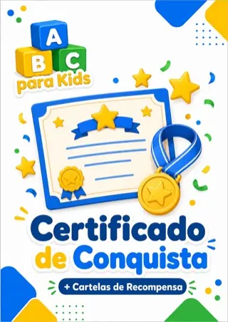 Certificado de Conquista — ABC para Kids